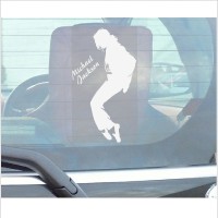 Michael Jackson Billie Jean Window Sticker-155mm Car,Van,Truck,Vehicle Self Adhesive Vinyl Sign-